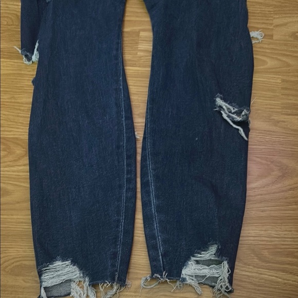 American Eagle Outfitters Blue Ankle Cropped Jeans - Picture 4 of 6